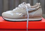 Reebok Classic LTR wit & Goud mt 38 US7.5, Ophalen of Verzenden, Reebok, Wit, Zo goed als nieuw