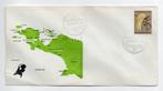 Landkaartenvelop Nederlands Nieuw Guinea stempel Biak / 3, Verzenden, Gestempeld, Nieuw-Guinea