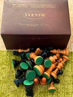 AntiekAvento Staunton Schaakstukken - 87mm Koningshoogte, Ophalen of Verzenden, Zo goed als nieuw, Schaken