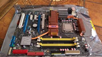 Asus P5E + Core 2 Quad Q8400 2.66 GHz (+Optioneel Ram) beschikbaar voor biedingen