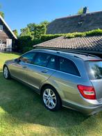 Mercedes C  Estate 220 cdi avantgarde, Leder en Stof, Stationwagon, Grijs, Particulier