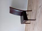 4 gratis loom eetkamerstoelen, Huis en Inrichting, Stoelen, Ophalen, Gebruikt, Bruin, Vier