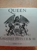 CDx3 Queen - Greatest Hits I II & III - The Platinum Collect, Ophalen of Verzenden, Zo goed als nieuw, Poprock