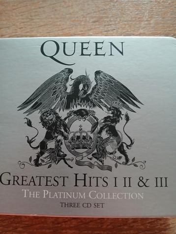 CDx3 Queen - Greatest Hits I II & III - The Platinum Collect beschikbaar voor biedingen
