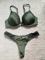 Hunkemöller setje olijf groen, Ophalen of Verzenden, Groen, Setje