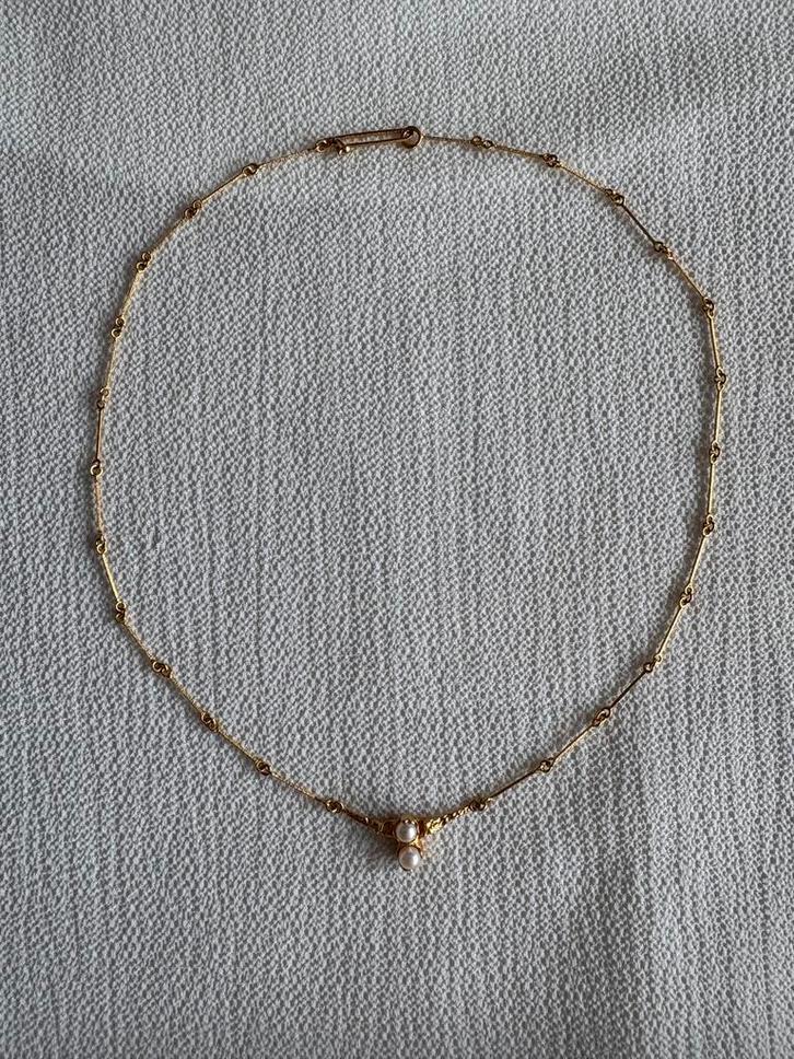 Lapponia collier ‘Cheek to Cheek’, goud, Sieraden, Tassen en Uiterlijk, Kettingen, Zo goed als nieuw, Goud, Goud, Met edelsteen