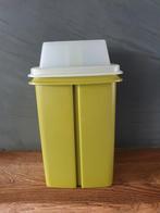 Tupperware zuurpot/augurkenpot met lift jaren 70, Ophalen of Verzenden, Zo goed als nieuw, Groen, Beker of Kan