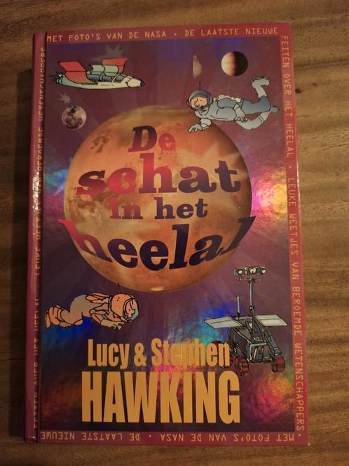 L. Hawking - De schat in het heelal, Boeken, Kinderboeken | Jeugd | onder 10 jaar, Zo goed als nieuw, Ophalen of Verzenden