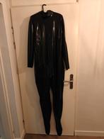 Zwarte Latex Catsuit - XXL - Neckentry, Kleding | Dames, Ophalen of Verzenden, Zo goed als nieuw, Maat 46/48 (XL) of groter, Zwart