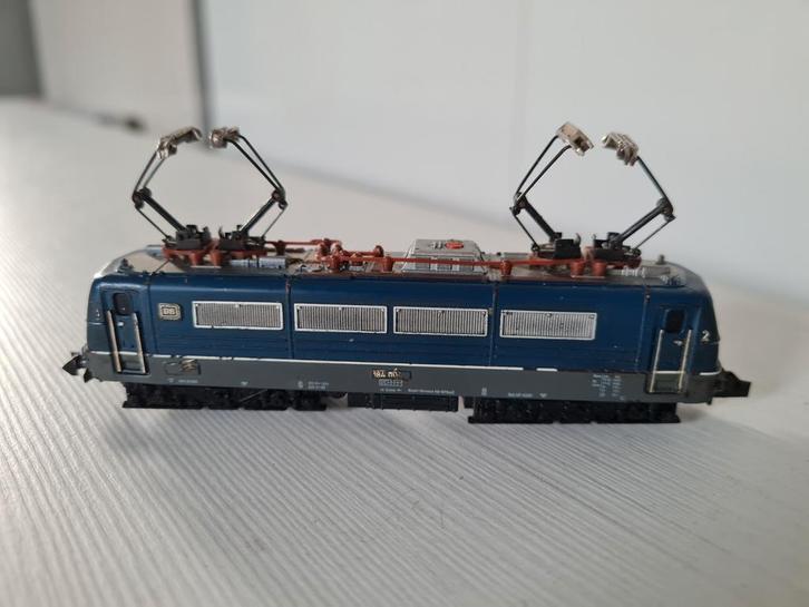 Minitrix elektrische loc 2938, Hobby en Vrije tijd, Modeltreinen | N-Spoor, Gebruikt, Locomotief, Gelijkstroom, Trix, Ophalen of Verzenden
