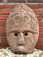 Prachtige uniek masker met houtsnijwerk, Ophalen of Verzenden