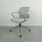 Vitra Unix Vergaderstoelen | Conferentiestoel | Lichtgrijs, Gebruikt, Ophalen of Verzenden, Metaal, Grijs