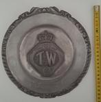 Tinnenbord België Touring Wegenhulp, Antiek en Kunst, Antiek | Tin, Ophalen of Verzenden