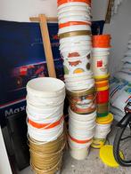 Grote emmers met deksel, Huis en Inrichting, Emmers, Ophalen, Gebruikt, Kunststof, Met deksel