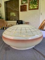 glazen lampenkapjes vintage nostalgisch, Ophalen, Gebruikt, Rond, Vintage / nostalgisch / brocante