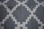 Leuk grijs vloerkleed carpet met ruitpatroon 190 x 290 cm, Crème, 150 tot 200 cm, Ophalen of Verzenden, Rechthoekig