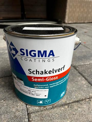 Nieuw Sigma schakelverf Semi-Gloss RAL9010 2,5Ltr beschikbaar voor biedingen