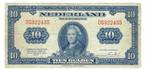 10 Gulden Wilhelmina 1943, Postzegels en Munten, Bankbiljetten | Nederland, Los biljet, 10 gulden, Verzenden