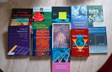 Diverse leiderschapsboeken, ook deelbod mogelijk beschikbaar voor biedingen