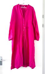 Lange jurk Zara paars/roze katoen&linnen zgan, Kleding | Dames, Zara, Ophalen of Verzenden, Onder de knie, Zo goed als nieuw