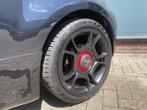 Fiat 500 C 1.4 T-Jet Abarth 595 Pista Cabrio *navi *17 inch, Auto's, Voorwielaandrijving, Gebruikt, Zwart, 4 cilinders