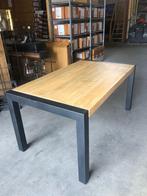 Nieuwe Mango Houten Eettafel met Stalen Onderstel., Ophalen, ., Nieuw, 50 tot 100 cm