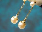 Gouden oorbellen met Akoya parels.Vintage antiek, Sieraden, Tassen en Uiterlijk, Antieke sieraden, Ophalen of Verzenden, Goud