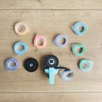 Labelmaker / lettertang met 9 rollen tape div. kleuren, Ophalen of Verzenden, Zo goed als nieuw