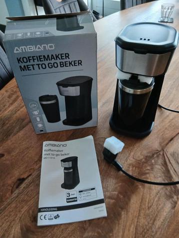 Koffiezetter met thermobeker beschikbaar voor biedingen