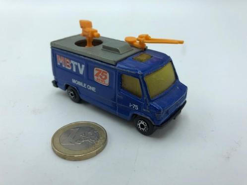 Mercedes TV News Truck, Matchbox, Hobby en Vrije tijd, Modelauto's | Overige schalen, Gebruikt, Auto, Ophalen of Verzenden