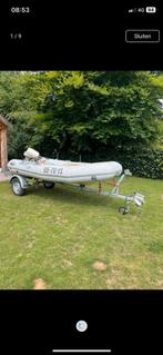 Rubberboot  met trailer 15pk motor, Ophalen, Gebruikt, Overige typen