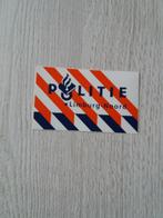sticker Politie Limburg Noord, Verzamelen, Ophalen of Verzenden, Zo goed als nieuw, Bedrijf of Vereniging