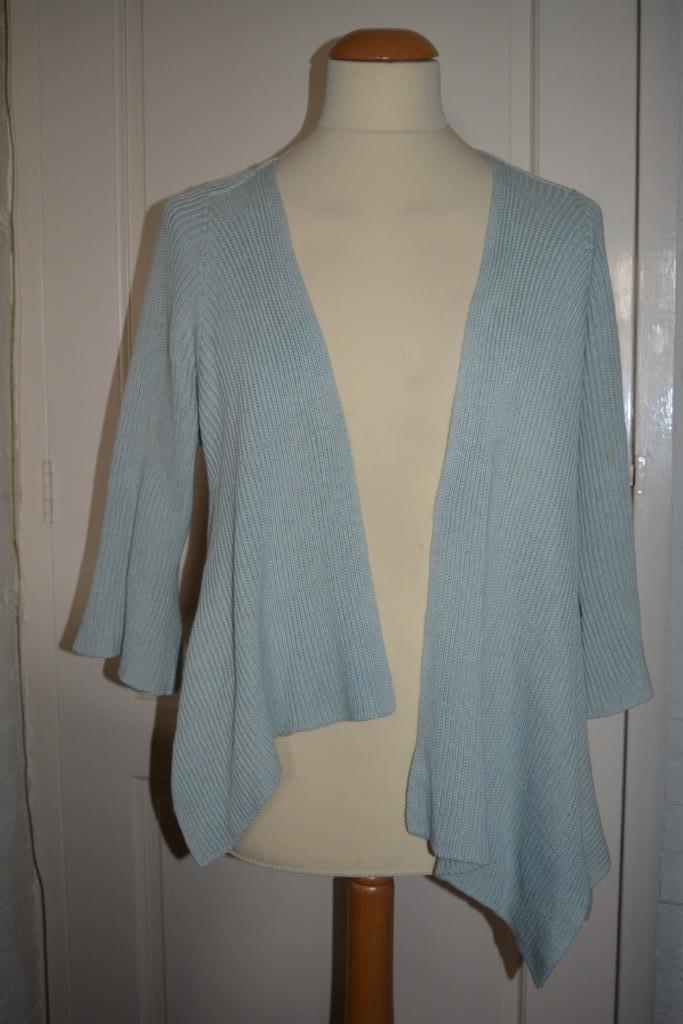 Completo, lichtblauw/groen cardigan/vest, maat M, Kleding | Dames, Truien en Vesten, Zo goed als nieuw, Maat 38/40 (M), Groen