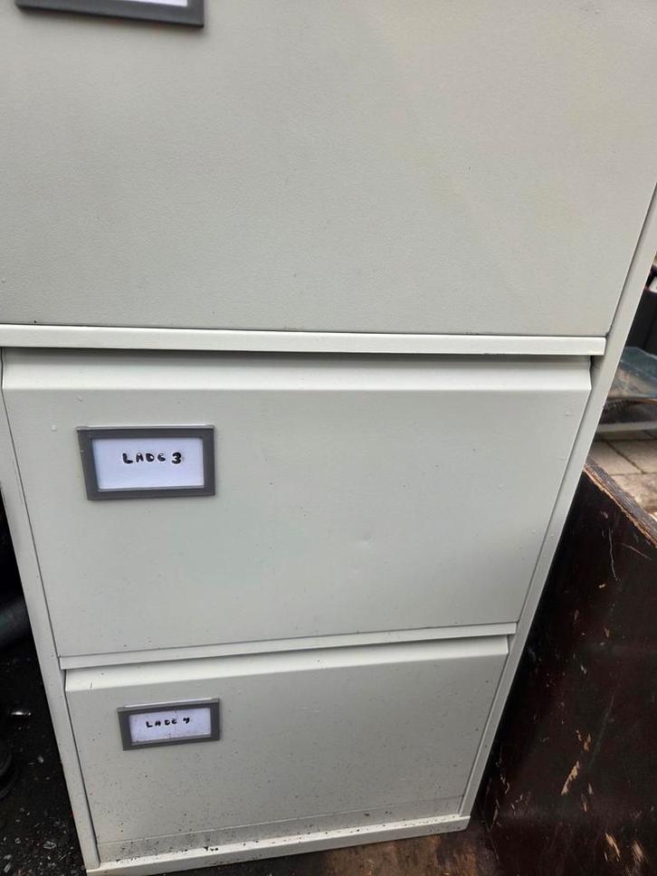 Archiefkast met 4 laden - Gebruikt, Huis en Inrichting, Kasten | Roldeurkasten en Archiefkasten, Gebruikt, Ophalen of Verzenden