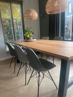 Eetkamerstoelen 6 grijs, Huis en Inrichting, Stoelen, Ophalen, Gebruikt, Grijs, Vijf, Zes of meer stoelen
