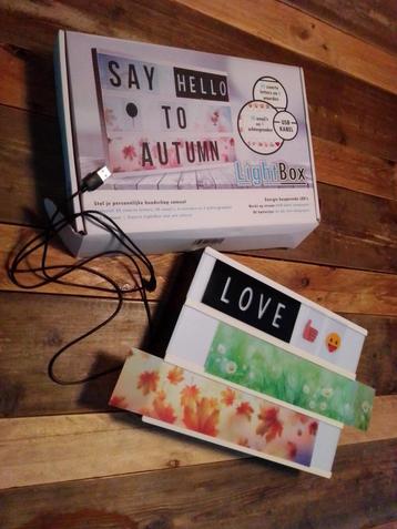 Lightbox, A4, led, usb, tekstbord beschikbaar voor biedingen