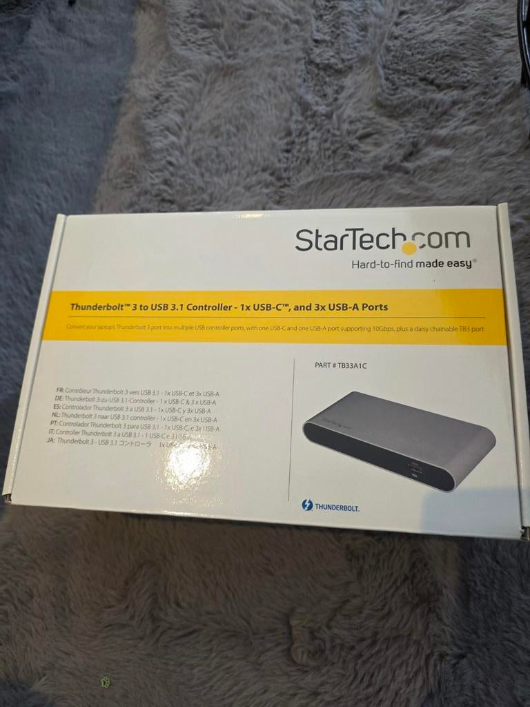 Startech Thunderbolt 3 Hub - Nieuw in doos, Computers en Software, Barebones, Nieuw, Ophalen of Verzenden