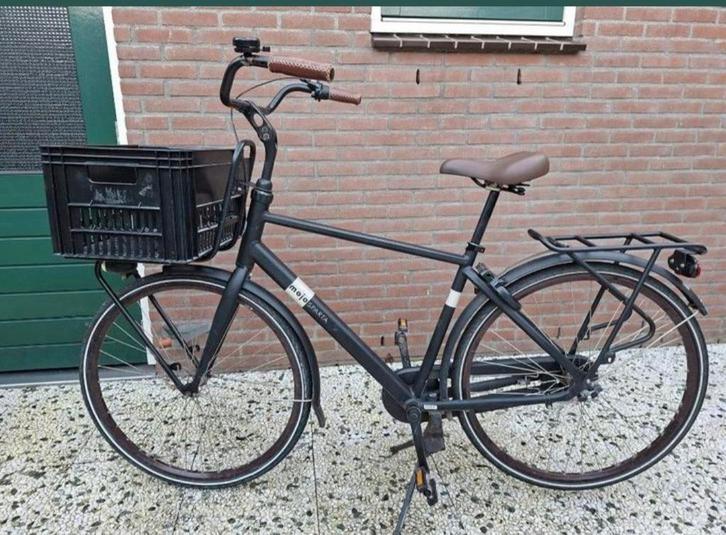 Sparta Mojo Herenfiets - Zwart, Fietsen en Brommers, Fietsen | Dames | Damesfietsen, Gebruikt, Sparta, Versnellingen, 53 tot 56 cm