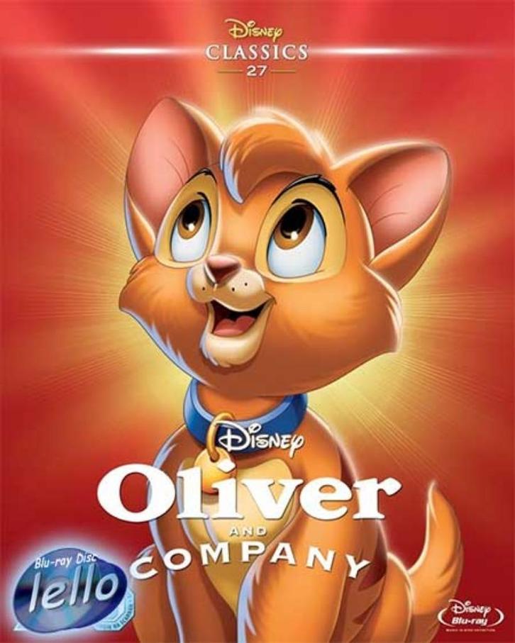 Blu-ray: Disney's Oliver & Company (Co 1988 Joey Lawrence)SC, Cd's en Dvd's, Blu-ray, Nieuw in verpakking, Tekenfilms en Animatie