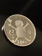 Loeki de Leeuw Laatste Gulden 2001 Beatrix, Ophalen of Verzenden, Metaal, Losse munt