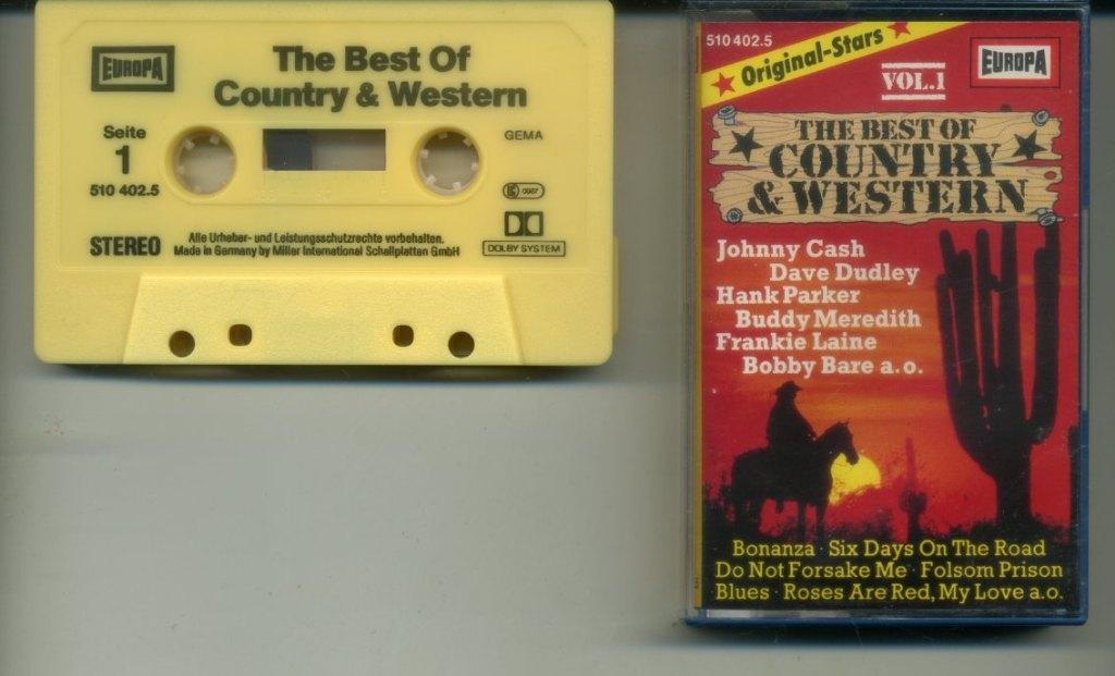 The Best Of Country & Western Vol. 1 12 nrs cassette 1986 ZG, Ophalen of Verzenden, Gebruikt, Country en Western, 1 bandje