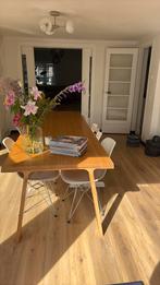Eettafel Doble Flinders massief eiken 260x90cm, Huis en Inrichting, Gebruikt, Eikenhout, 200 cm of meer, Vijf personen of meer