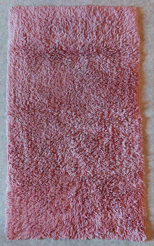 Badmat Roze 90x52 cm, Huis en Inrichting, Stoffering | Tapijten en Kleden, Zo goed als nieuw, 50 tot 100 cm, 50 tot 100 cm, Rechthoekig