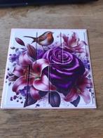 Diepte-Vogel en bloemen(1026), Ophalen of Verzenden, Nieuw, Overige thema's