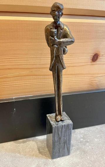 Te koop: bronzen beeldje “DE WIJNDRINKER “ beschikbaar voor biedingen