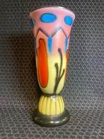 Opaline Vaas. Opalineglas, Ophalen of Verzenden