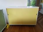 jaren 70 vintage retro schoolkast 150 x 40, Antiek en Kunst, Ophalen of Verzenden