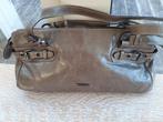 Charmante hand/schoudertas CLAUDIO FERRICI, Ophalen of Verzenden, Zo goed als nieuw, Bruin, Handtas