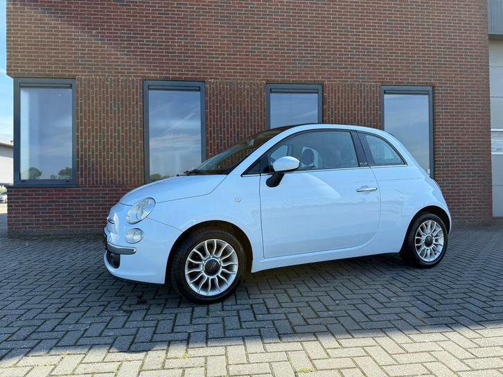 Fiat 500 1.2 C 2010 Blauw, Auto's, Fiat, Particulier, Benzine, B, Hatchback, Handgeschakeld, Geïmporteerd, Blauw, Stof, Voorwielaandrijving