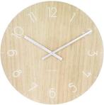 Karlsson Glass Wood - Wandklok - 43,5 x 5 cm - Glas - Light, Huis en Inrichting, Woonaccessoires | Klokken, Wandklok, PT Group BV